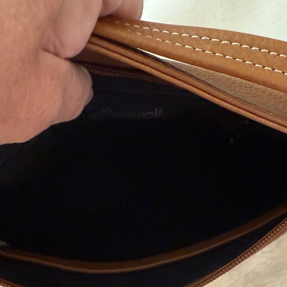 Tignanello Brown Leather Crossbody Bag - Picture 5 of 13